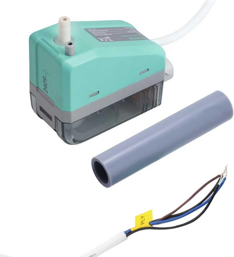 WATNOVA HVAC Corner Condensate Pump - One-Piece Design for AC Duct Slot, 4.75GPH/27FT, 100-240V w/Auto Shutoff 19dB Library Quiet, for AC/HVAC/Dehumidifier/Furnace/Ice Maker - Image 2